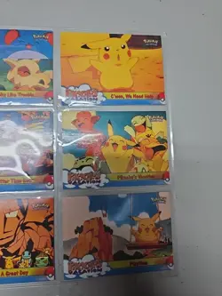 2000 Topps Chrome Pokemon Pikachu Vacation Lot - Image 1