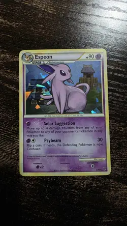 Espeon - 2/90 (HGSS Undaunted - Cracked Ice Holo) Deck Exclusives - Pokemon NM - Image 1