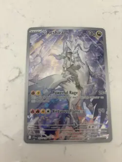 Pokemon TCG N's Reshiram 167/159 SV09 Illustration Rare Holo 130 HP - Image 1