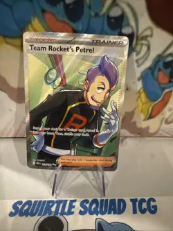 Pokemon Destined Rivals Team Rockets Petrel 226/182 - Full Art Ultra Rare - NM - Image 1