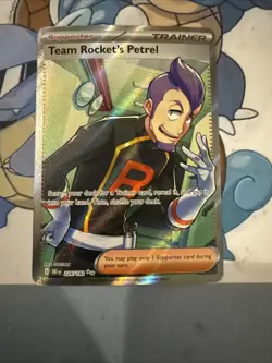 Pokemon Destined Rivals Team Rockets Petrel 226/182 - Full Art Ultra Rare - NM - Image 3