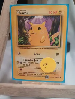 Pokemon TCG Pikachu Base 58/102 Regular Near Mint! - Image 1