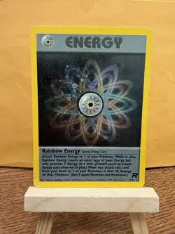Pokemon TCG Team Rocket Rainbow Energy 17/82 Special Energy Holo Rare WOTC - Image 1