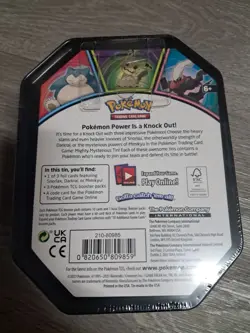Pokemon TCG Tin Snorlax Factory Sealed - Image 2