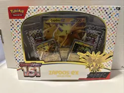 Pokemon TCG Scarlet & Violet 151 Zapdos Ex Collection |BRAND NEW SEALED Pokemon - Image 1