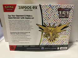 Pokemon TCG Scarlet & Violet 151 Zapdos Ex Collection |BRAND NEW SEALED Pokemon - Image 2