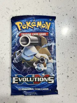 Pokemon TCG XY Evolutions Booster Pack Sealed Blastoise Artwork - Image 1