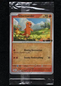 Charmander (EB Games Promo) Reverse Foil Pokemon Scarlet & Violet 151 MEW #004 - Image 1