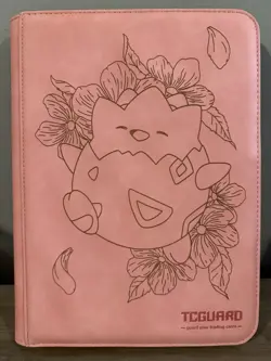 pokemon Laser Engraved Togepi Binder(Made To Order) - Image 1