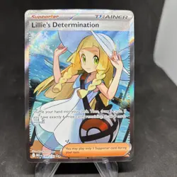 Pokemon TCG MEGA EVOLUTION Lillie's Determination 169/132 Illustration Rare - Image 1