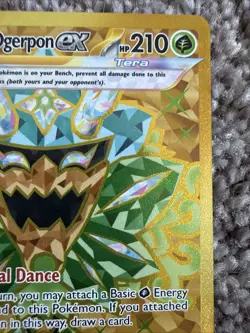 Pokemon Twilight Masquerade Gold Teal Mask Ogerpon EX 221/167 NM - Image 5