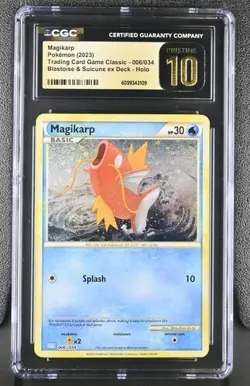 Magikarp *CGC PRISTINE 10* Holo *Classic Collection* #6 * Pokemon - Image 1