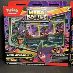 Lot Of 2 NEW Factory Sealed 2025 Pokemon Mega Battle Deck Mega Gengar ex - Image 2