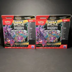 Lot Of 2 NEW Factory Sealed 2025 Pokemon Mega Battle Deck Mega Gengar ex - Image 4