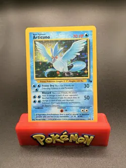 Pokemon TCG Articuno Fossil Holo Unlimited Rare Vintage Card 2/62 Near Mint - Image 1