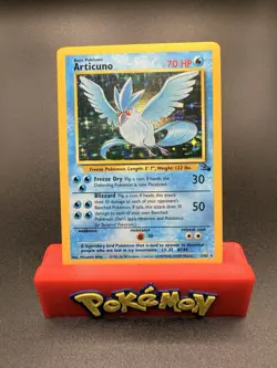 Pokemon TCG Articuno Fossil Holo Unlimited Rare Vintage Card 2/62 Near Mint - Image 1
