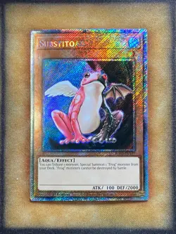 Yugioh Substitoad RA03-EN197 Platinum Secret Rare 1st Ed NM - Image 1