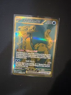 Pokemon TCG Chien-Pao EX Hyper Rare Holo Card 242/091 Paldean Fates Nm - Image 2