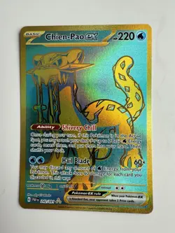Chien-Pao ex - 242/091 - Pokemon Paldean Fates Hyper Rare Card NM - Image 1