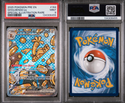 2025 POKEMON PRE EN-PRISMATIC EVOLUTIONS GHOLDENGO ex SPECIAL ILLUSTRATION PSA 9 - Image 1