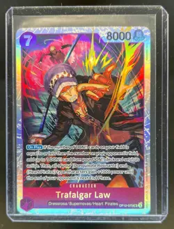 2025 One Piece Legacy of the Master Trafalgar Law Super Rare #OP12-073 - Image 1