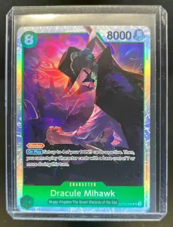 2025 One Piece Legacy of the Master Dracule Mihawk Super Rare #OP12-030 - Image 1