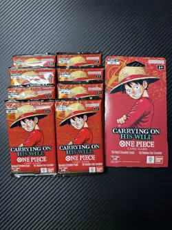 9 Sealed Booster Packs Of One Piece OP13 Carrying On His Will English TCG - Image 2
