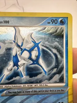 Pokemon Arceus AR4 Platinum: Arceus English NMT/LP - Image 4