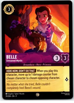 #39 Belle - Untrained Mystic Common Amethyst PLAYSET x4 2025 Lorcana Fabled 4x - Image 4