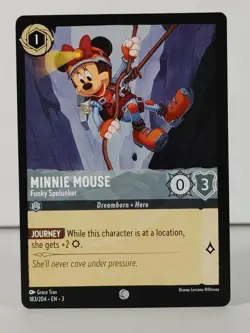 Minnie Mouse - Funky Spelunker LORCANA Into the Inklands - 183/204 singles - Image 1