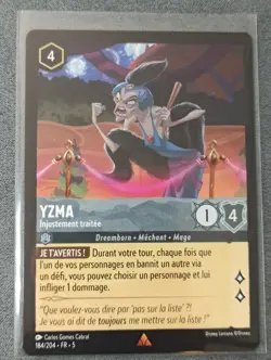 Carte LORCANA FR - Chapitre 5 184/204 Yzma - Rare non Foil Neuf - Image 1