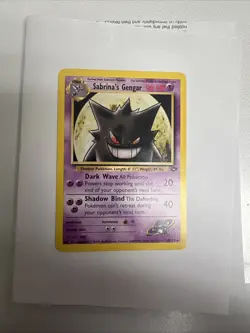 Pokemon TCG Sabrina's Gengar Gym Challenge 29/132 Non-Holo Rare Unlimited NM - Image 1
