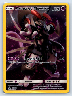 Pokemon TCG Promo SM228 Armored Mewtwo Holofoil MP - Image 1