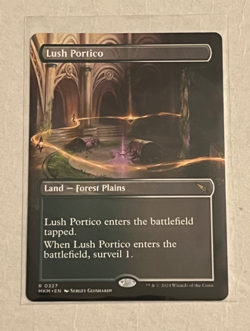 MTG Lush Portico (Borderless) - Murders at Karlov Manor - #327 - Image 1