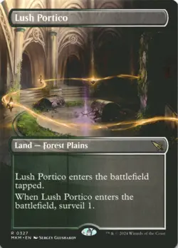 MTG Lush Portico (Borderless) Normal NM Murders at Karlov Manor Magic 327 - Image 1