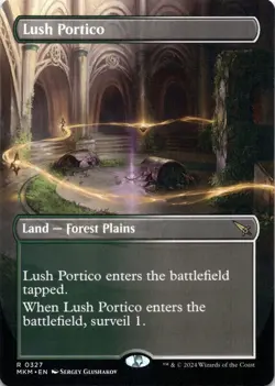 Lush Portico BORDERLESS Murders at Karlov Manor Magic MTG NM - Image 1
