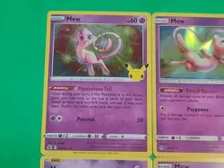 Pokemon Alternate Art Mew Holographic Cards Lot Of 4 NM-MIN Condition Nice! - Image 3