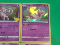 Pokemon Alternate Art Mew Holographic Cards Lot Of 4 NM-MIN Condition Nice! - Image 4