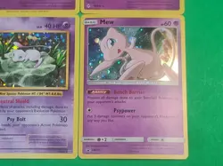 Pokemon Alternate Art Mew Holographic Cards Lot Of 4 NM-MIN Condition Nice! - Image 5