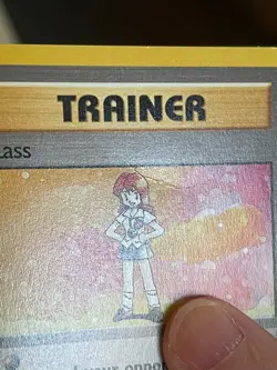 POKEMON LASS 104/130 RARE BASE SET 2 DM CARD - Image 5