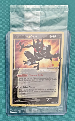 Greninja Star SWSH144 Promo Pokemon Card; Sealed, Near Mint Condition - Image 1