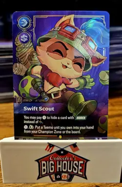 Riftbound Teemo Swift Scout (Overnumbered) NM Foil Origins - Image 1