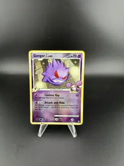 Pokemon Gengar GL Rising Rivals Card 40/111 Reverse Holo - HP Condition - Image 1