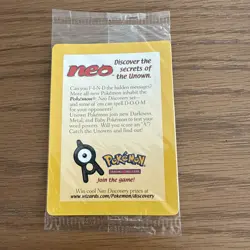 Entei Black Star Promo #34 Movie Promo Pokemon Card Sealed Reverse Holofoil - Image 1