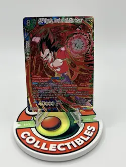 SS4 Vegeta Peak of Primitive Power Dragon Ball Super Card Game - BT8-136 SCR - Image 1