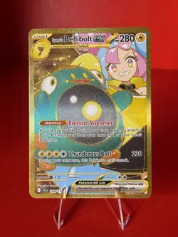 Iono's Bellibolt EX Sir 188/159 SV09 Holo Pokemon TCG Card Journey Together - Image 1