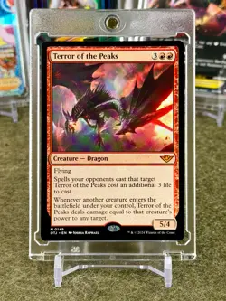 Terror of the Peaks MYTHIC # 149 Outlaws Thunder Junction OTJ Magic Cards MTG - Image 1