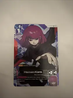 Gundam TCG CARD GAME - HAMAN KARN - GD02-091 R+ FOIL ENGLISH DUAL IMPACT - Image 1