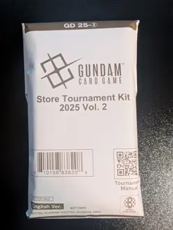 Gundam Card Game Store Tournament Kit 2025 Vol 2 English SEALED - Image 1