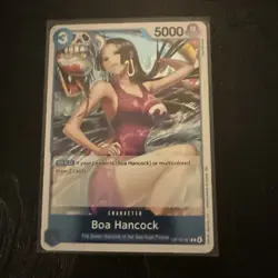 One Piece CCG Boa Hancock Op13-051 Rare Foil Card Game TCG English - Image 1